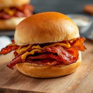Peameal on a Kaiser Sandwich