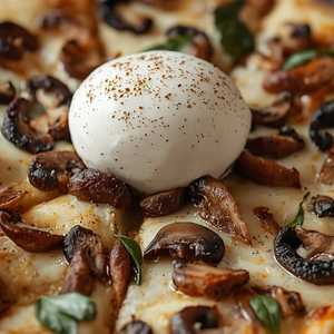 BURRATA E FUNGHI