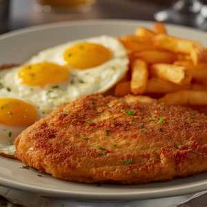 3 Eggs with Chicken Fillet
