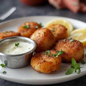 Deep Fried Scallops