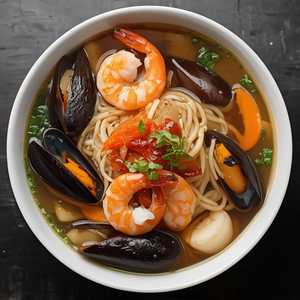 N2(D). Seafood Udon