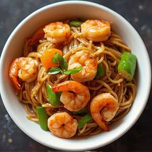 Shrimp Hakka Noodles