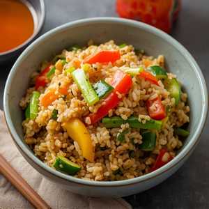 K8(A). Veggie Fried Rice