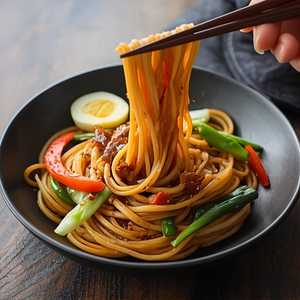 N4(A). Veggie Yaki Udon