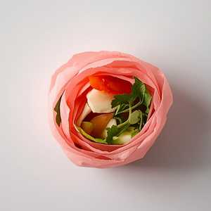 Pink Flower Roll (9 Pieces)