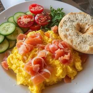 3 Eggs, Lox & Onions
