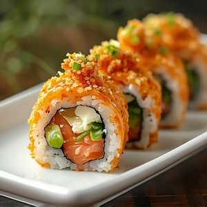 Sweet Spicy Salmon Roll (8 Pieces)