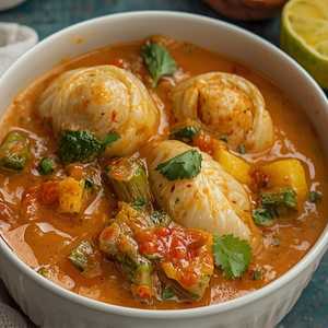 Vegetable Momo - Butter Sauce