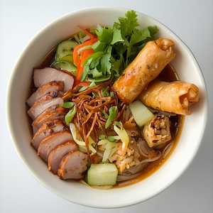 48. Bún Thịt Nướng Chả Giò