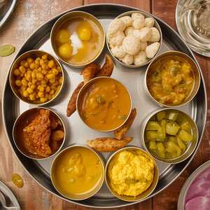 K-Boys Brunch Thali