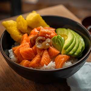 D3. Spicy Salmon Don