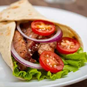 Pork Souvlaki On A Pita