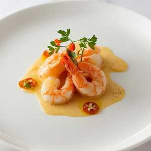 Shrimp & Scallop Oscar Topper