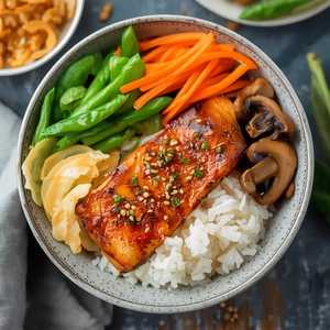 Teriyaki Salmon Bowl
