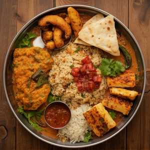 Vegi Karahi Platter