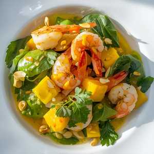 A6 Gói xoài tôm - Mango salad with shrimps