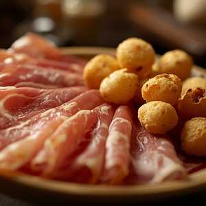 PROSCIUTTO CON GNOCCO FRITTO