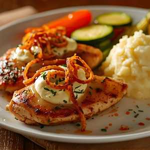 SMOTHERED CHICKEN