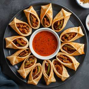Paratha Roll Bites