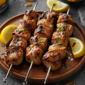 Pork Souvlaki On A Stick