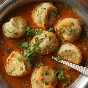Chicken Momo - Jhol