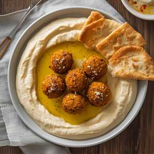 Homous + Falafel