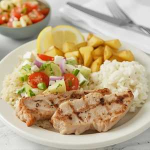 Pork Souvlaki Dinner