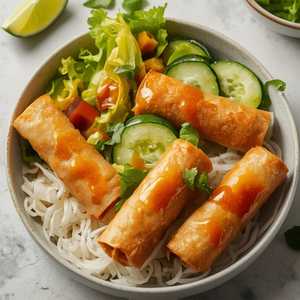 V5 Bún chả giò chay