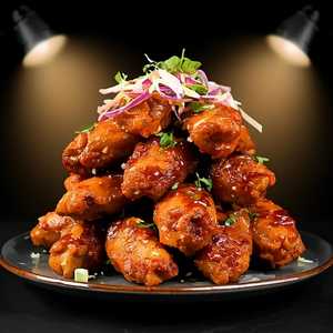 Fried Chicken Wings in BBQ Sauce (Cánh Gà Chiên)