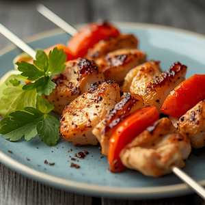 Chicken Souvlaki On A Stick