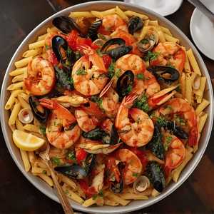 Penne Mezza Notte (Serves 2 People)