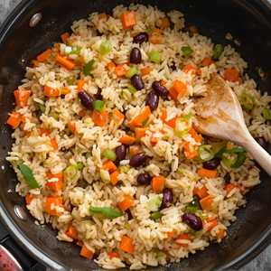 Vegetable Hakka Fried Rice