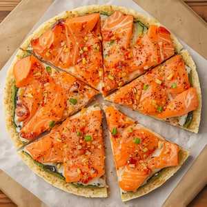 A15. Spicy Medallion (Sushi Pizza)