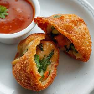 Vegetable Momo - Fried