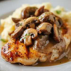 Mushroom Truffle Chicken