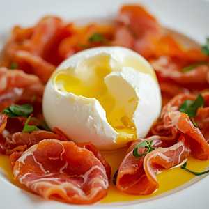 Burrata Con Prosciutto