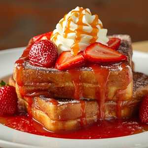 Loaded Strawberry French Toast