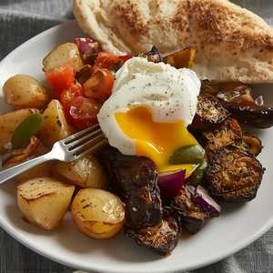 The Eggplant (Sabich) Plate