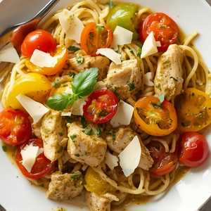 Pesto Chicken Linguine