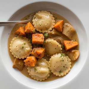 Sweet Potato & Chestnut Ravioli