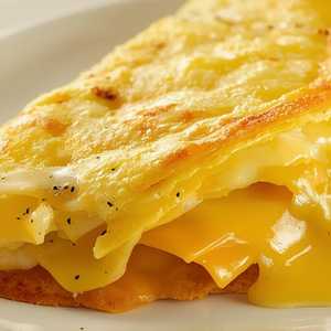 Three Cheese Omelette, Cheddar, Mozzarella & Feta
