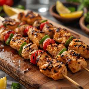 Chicken Souvlaki On A Stick