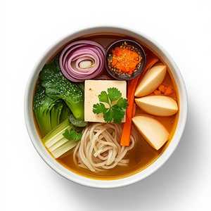 P16 Phở rau cải