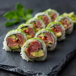 Tuna + Avocado Roll (8 Pieces)