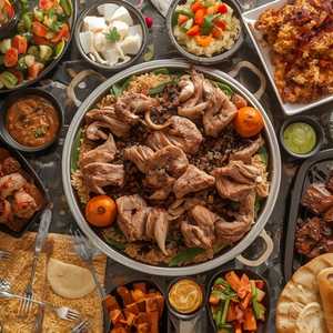 Goat Karahi Platter