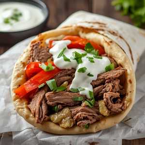 Gyros On A Pita