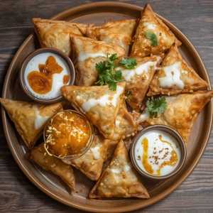 Vegetable Samosa Chaat