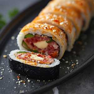 Spicy Tuna Cheese Roll(8pcs)