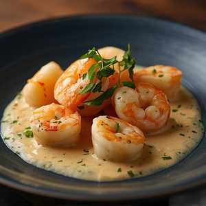 Shrimp & Scallop Oscar Topper