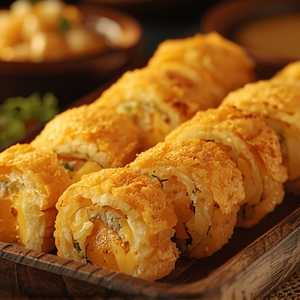 Yam Tempura & Cheese (8 Pieces)